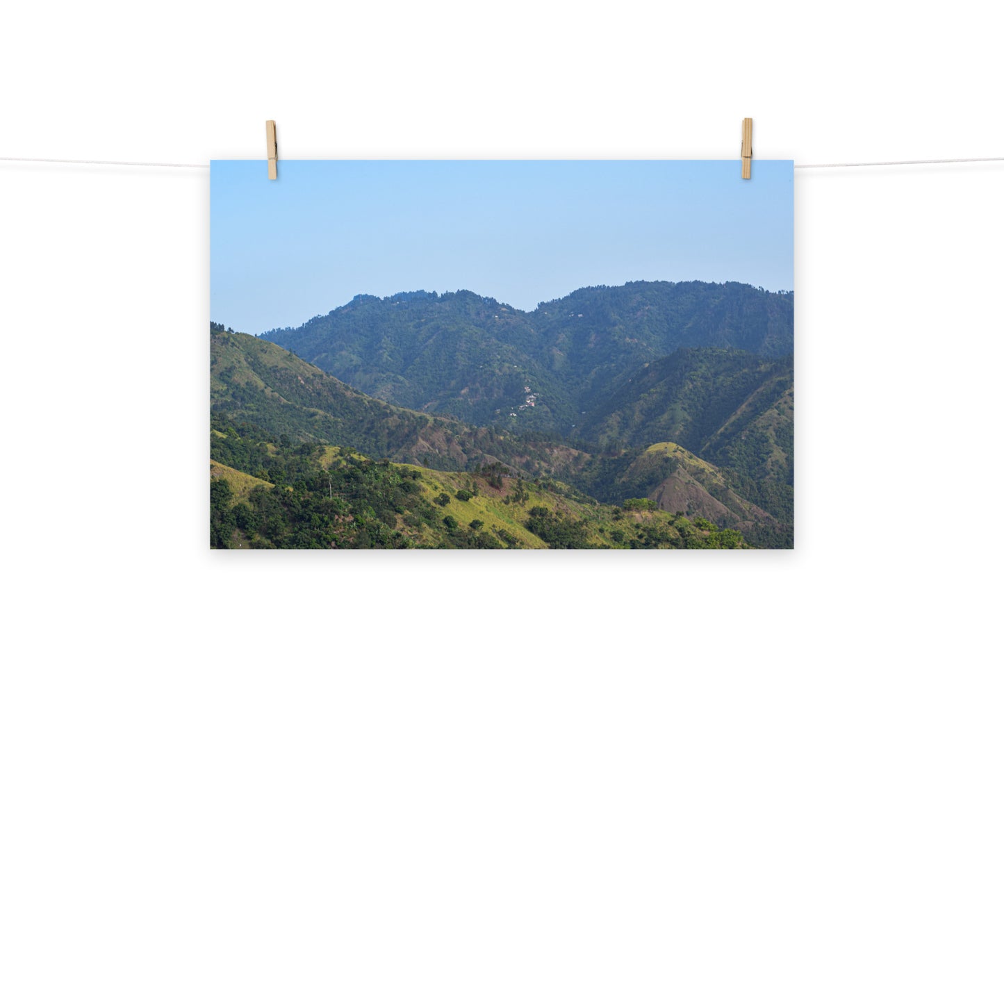 A photo overlooking the stunning hills of Irishtown, St. Andrew, Jamaica.