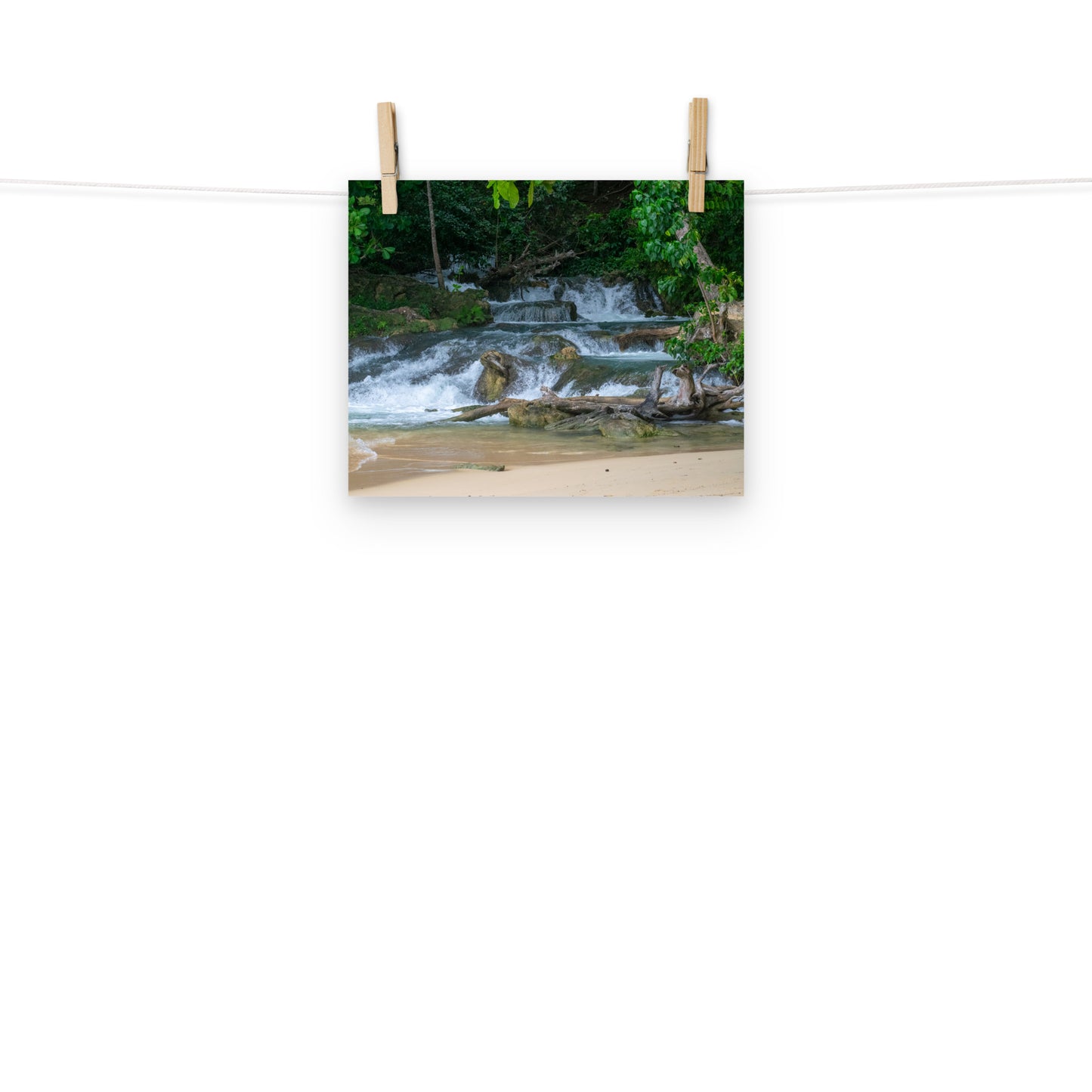 A photo of Laughing Waters waterfall in St. Ann, Jamaica.