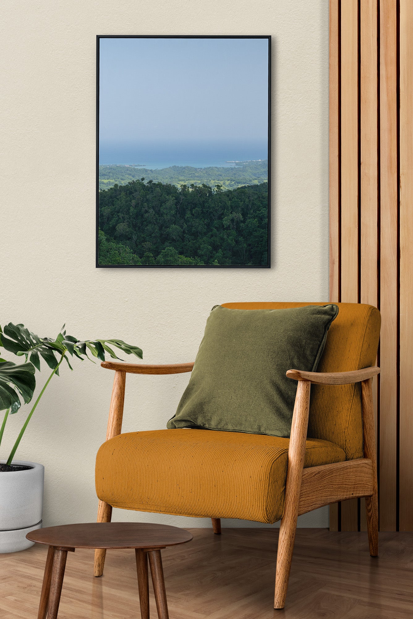 A photo of Jamaica's west coast from Dolphin Head in Hanover, Jamaica. Jamaican art, wall art.