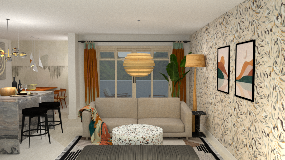 Monijah interior design project Cozy Condo