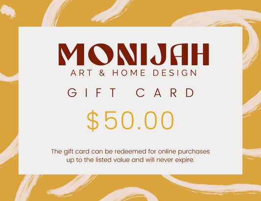 Monijah Gift Card